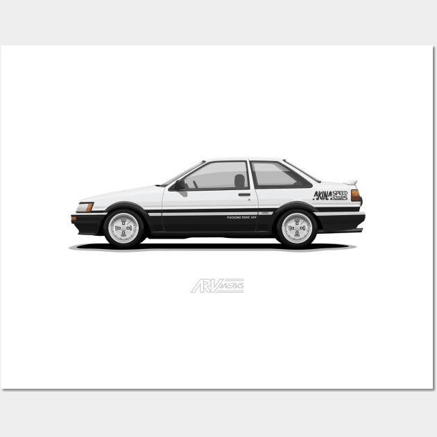 Corolla Levin Coupe Wall Art by ARVwerks